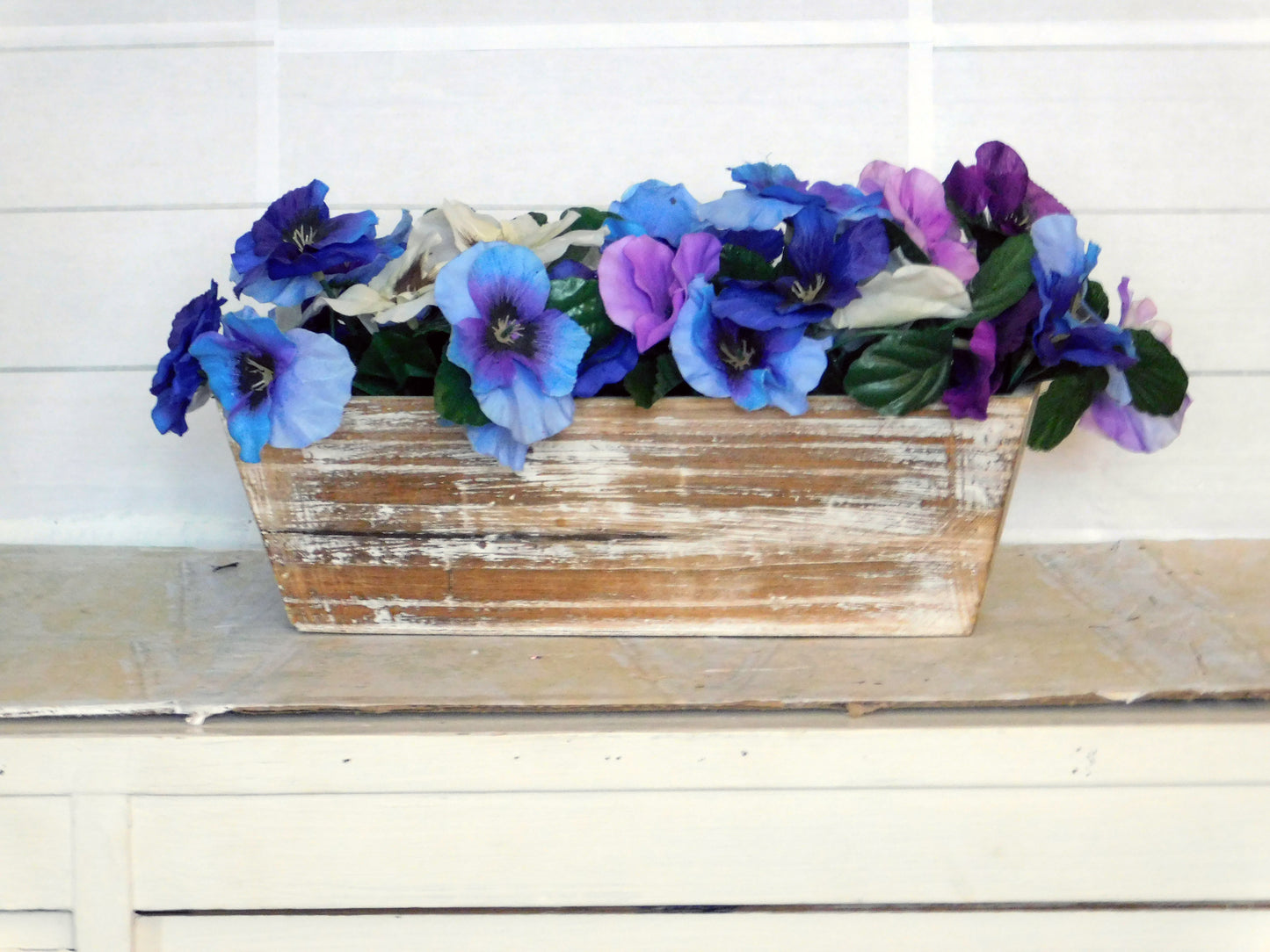 Wood Box Floral Arrangement