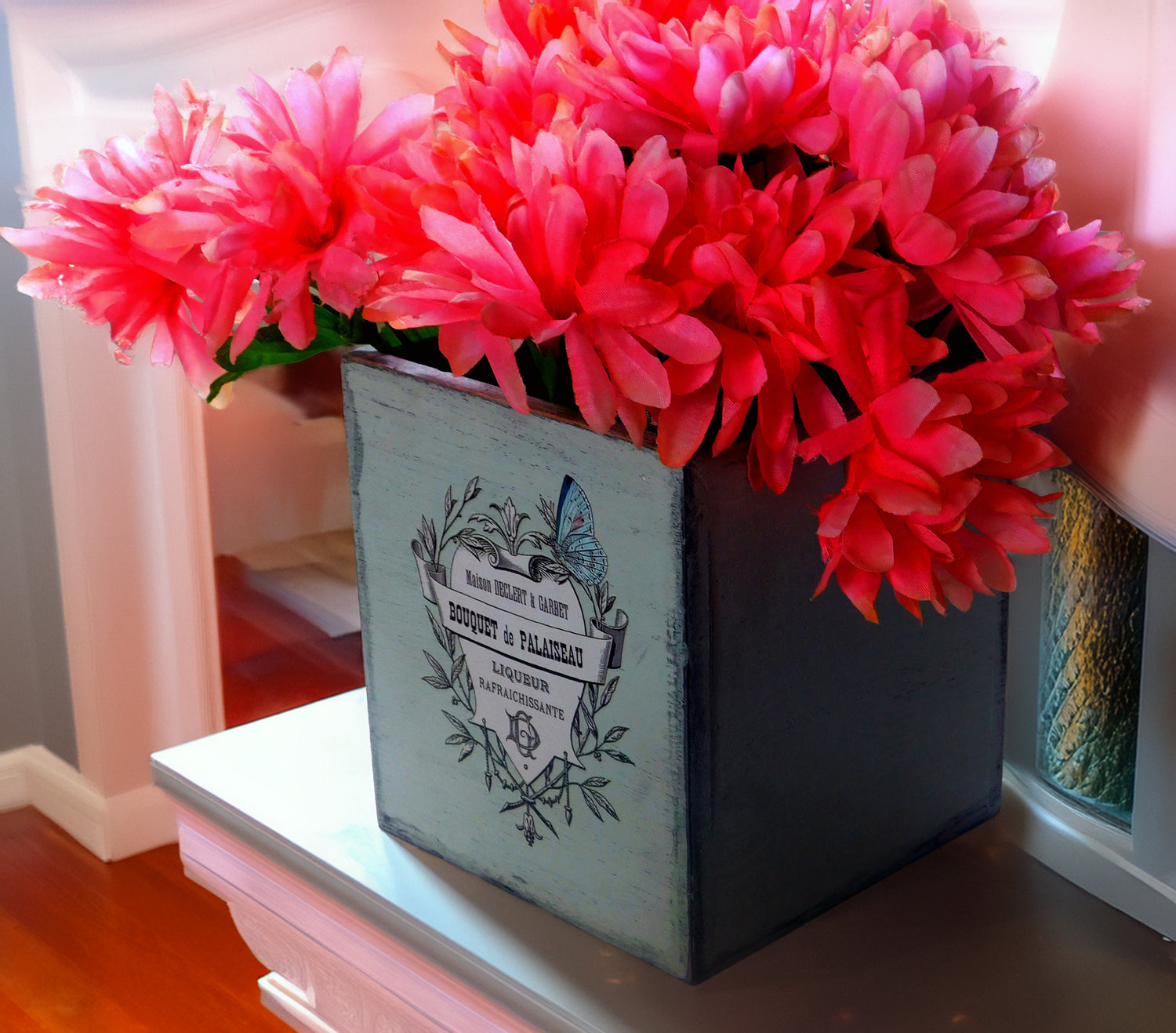 Square Wood Planter Box