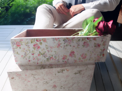 Antique Box with Florals