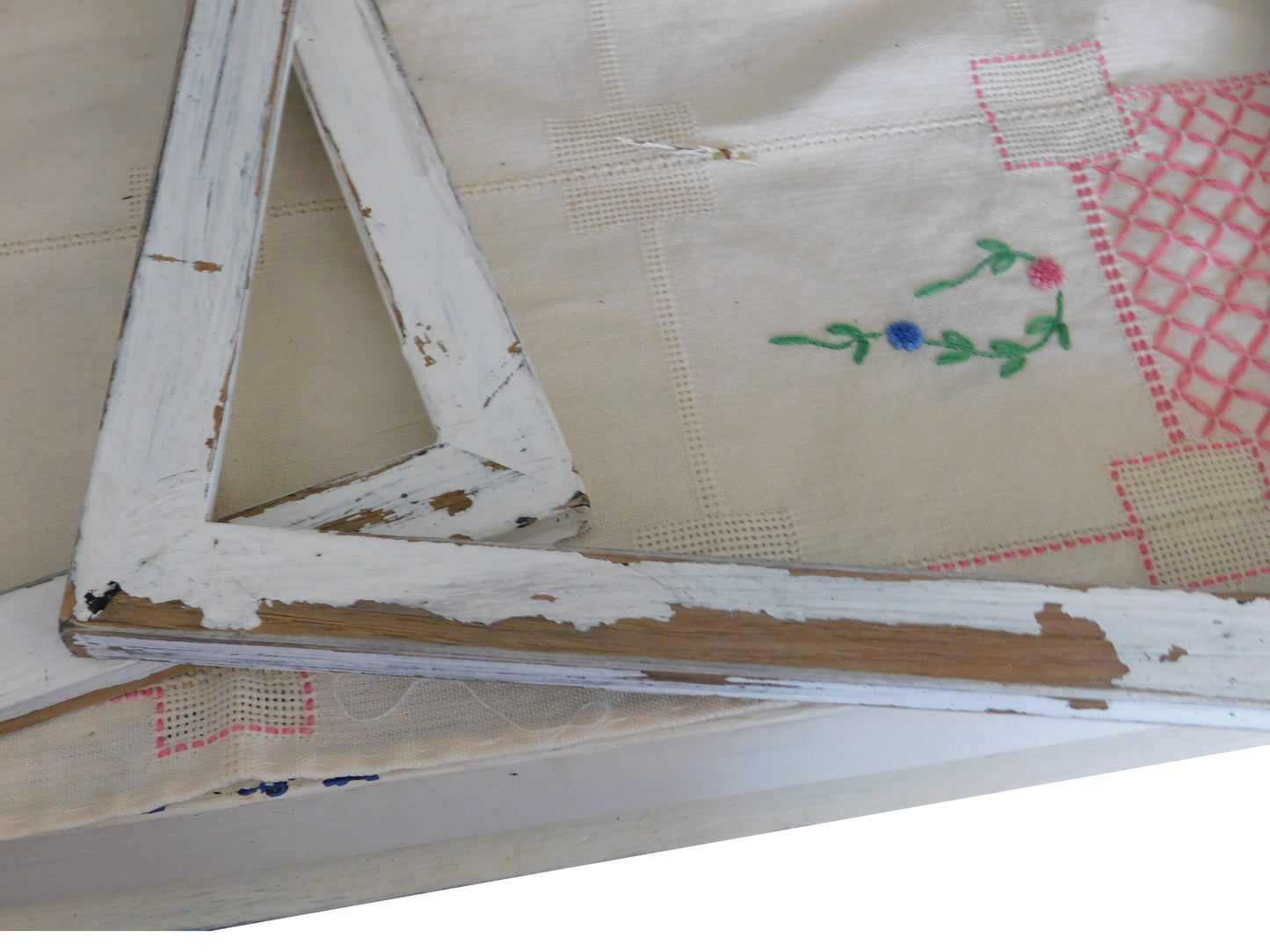 2 Shabby Chic Wood Frames