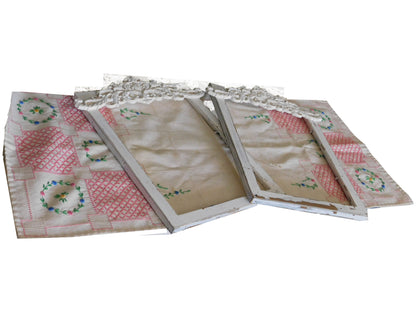 2 Shabby Chic Wood Frames
