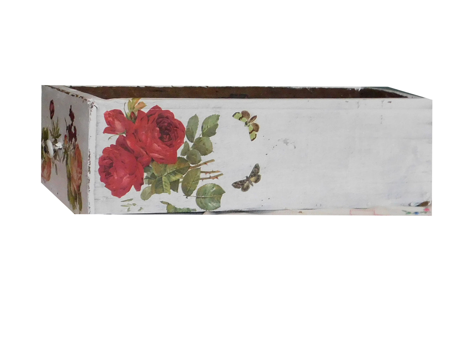 Shabby Chic Antique Wood Box