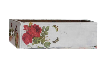 Shabby Chic Antique Wood Box