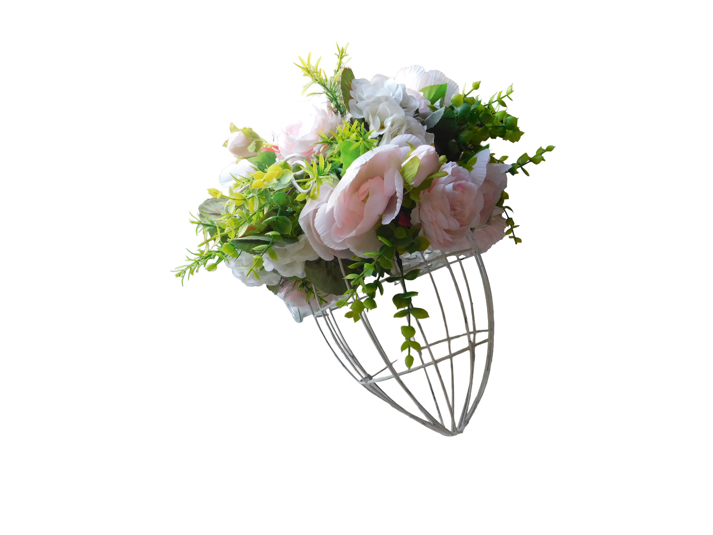 Bouquet of Flowers in Wire Frame