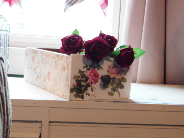 Antique Box with Florals