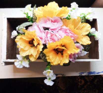 Antique Rose Box with IOD Transfers