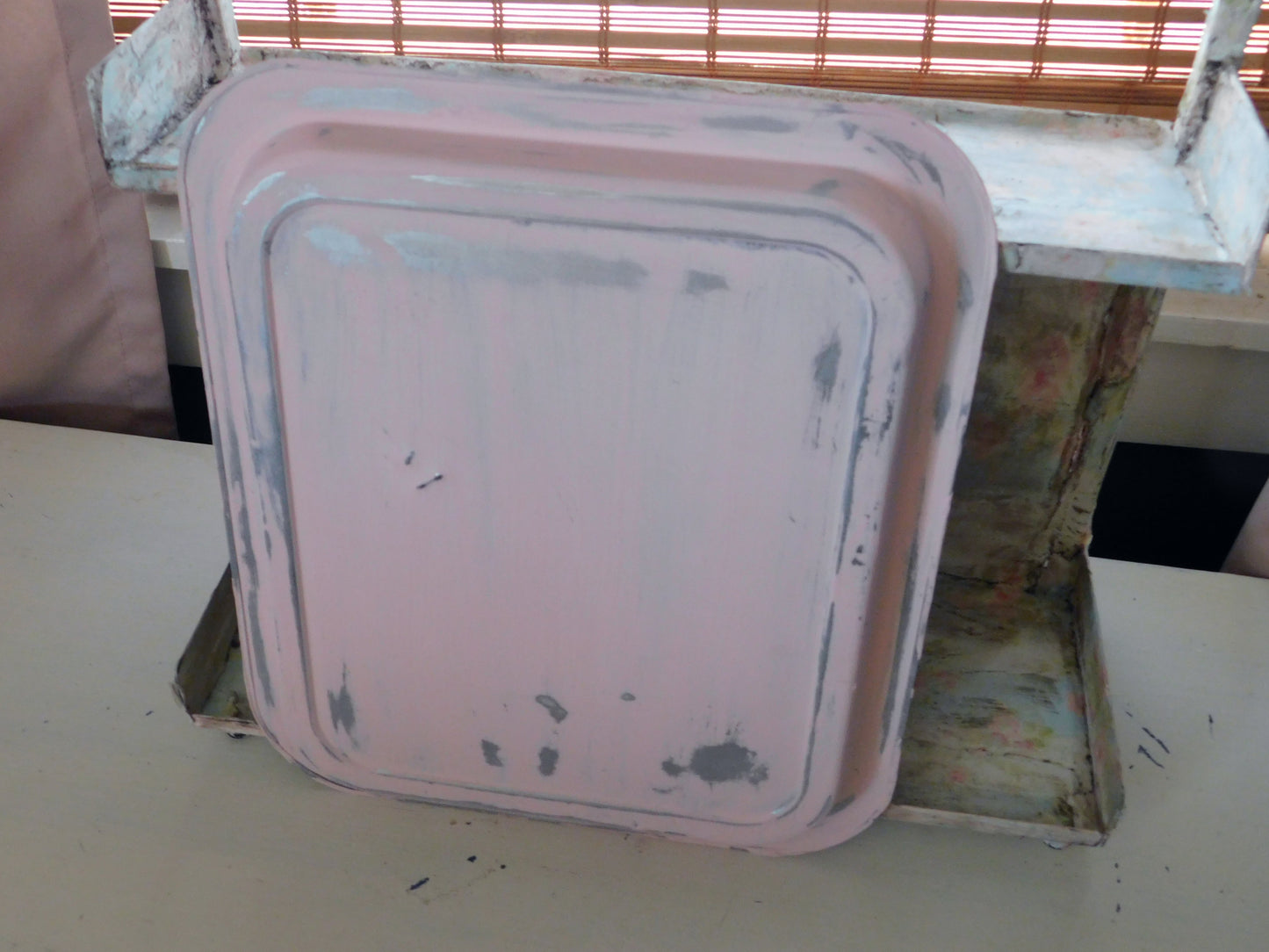 Pink Metal Tray