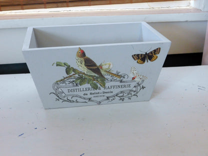 Square Wood Box Planter