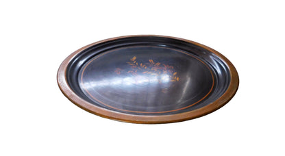 Vintage Round Metal Tray