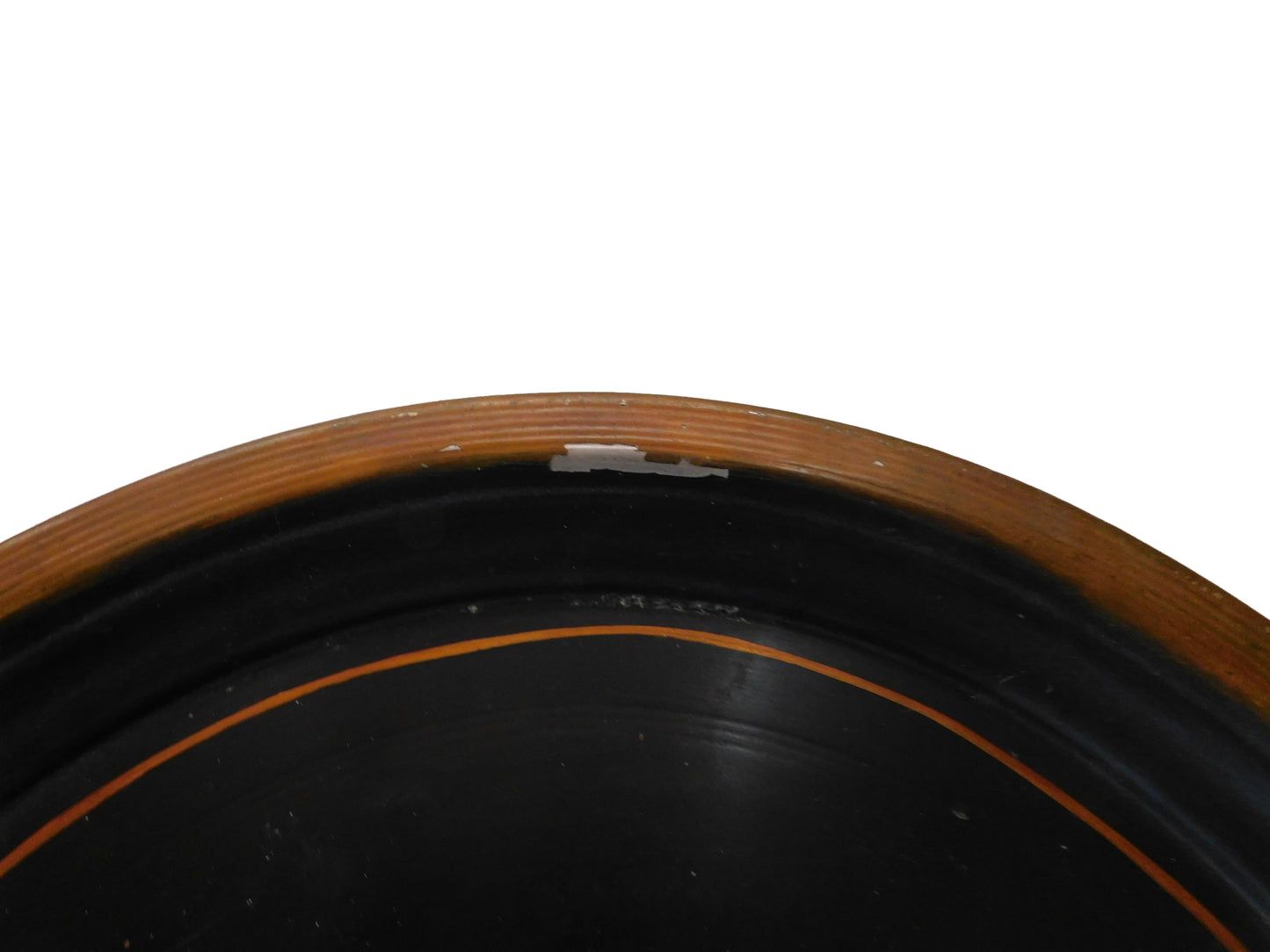 Vintage Round Metal Tray