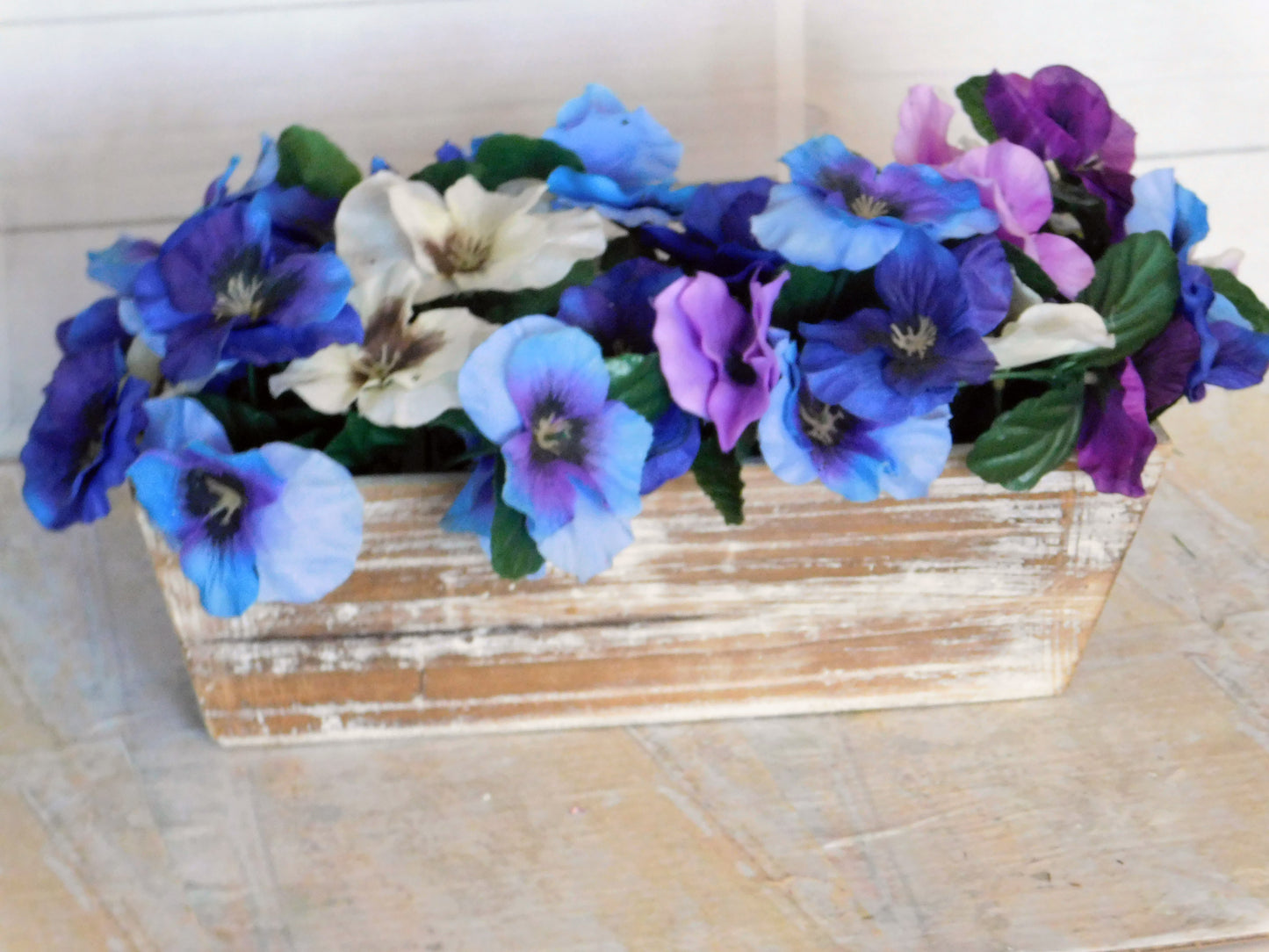 Wood Box Floral Arrangement